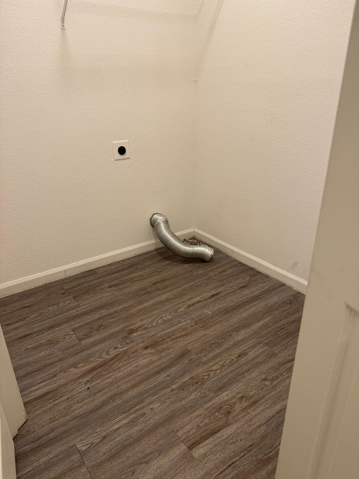 Laundry closet after move-out cleaning service in Overland Park, KS