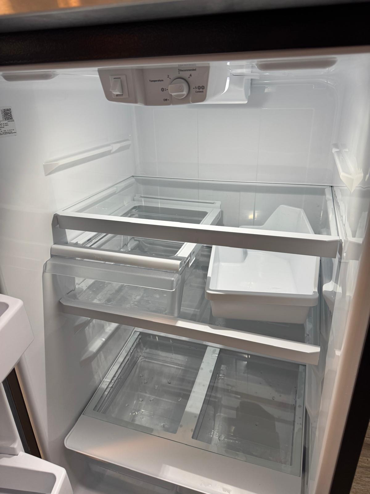 Refrigerator interior after deep cleaning service in Overland Park, KS